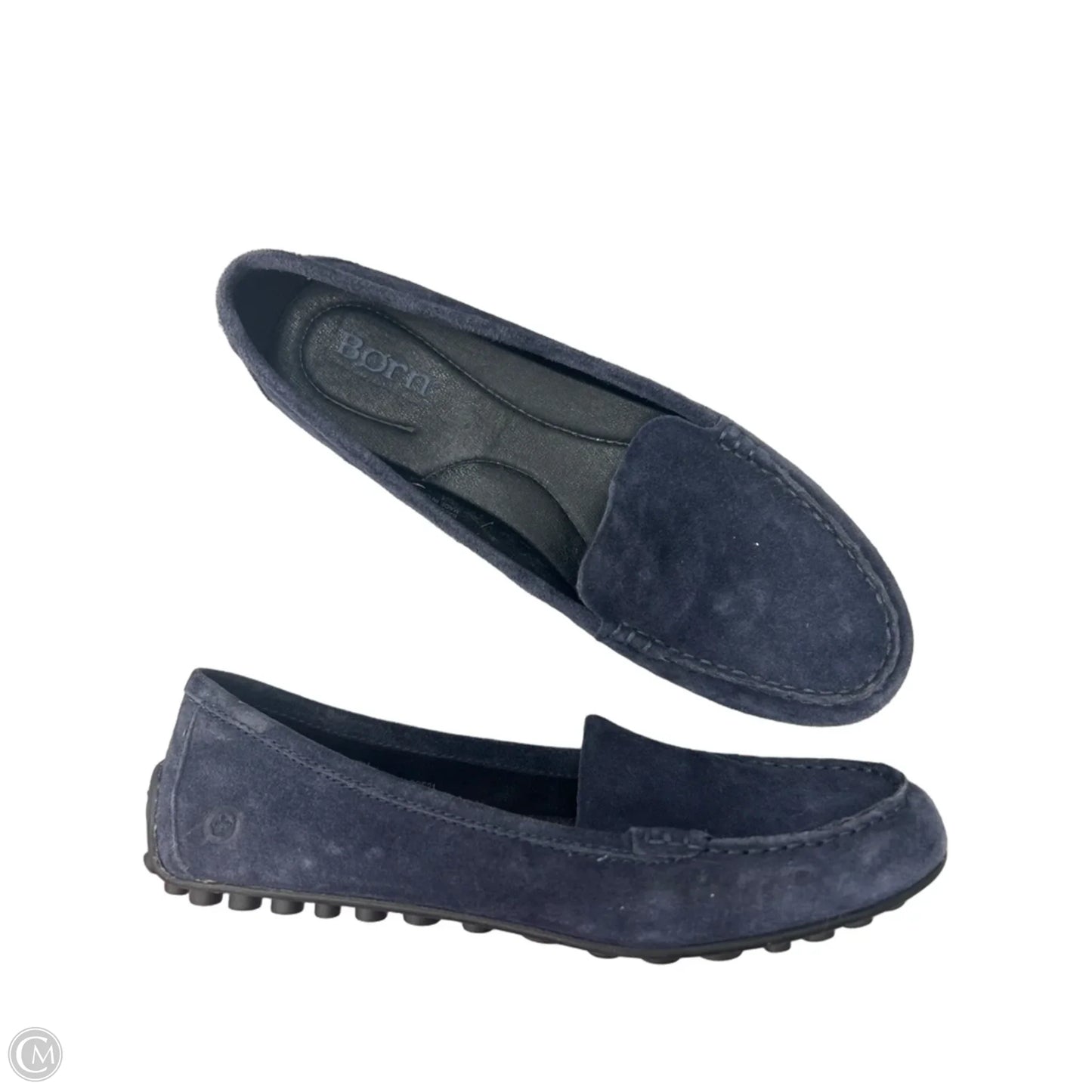 Sandals Flats By Born In Navy, Size: 7