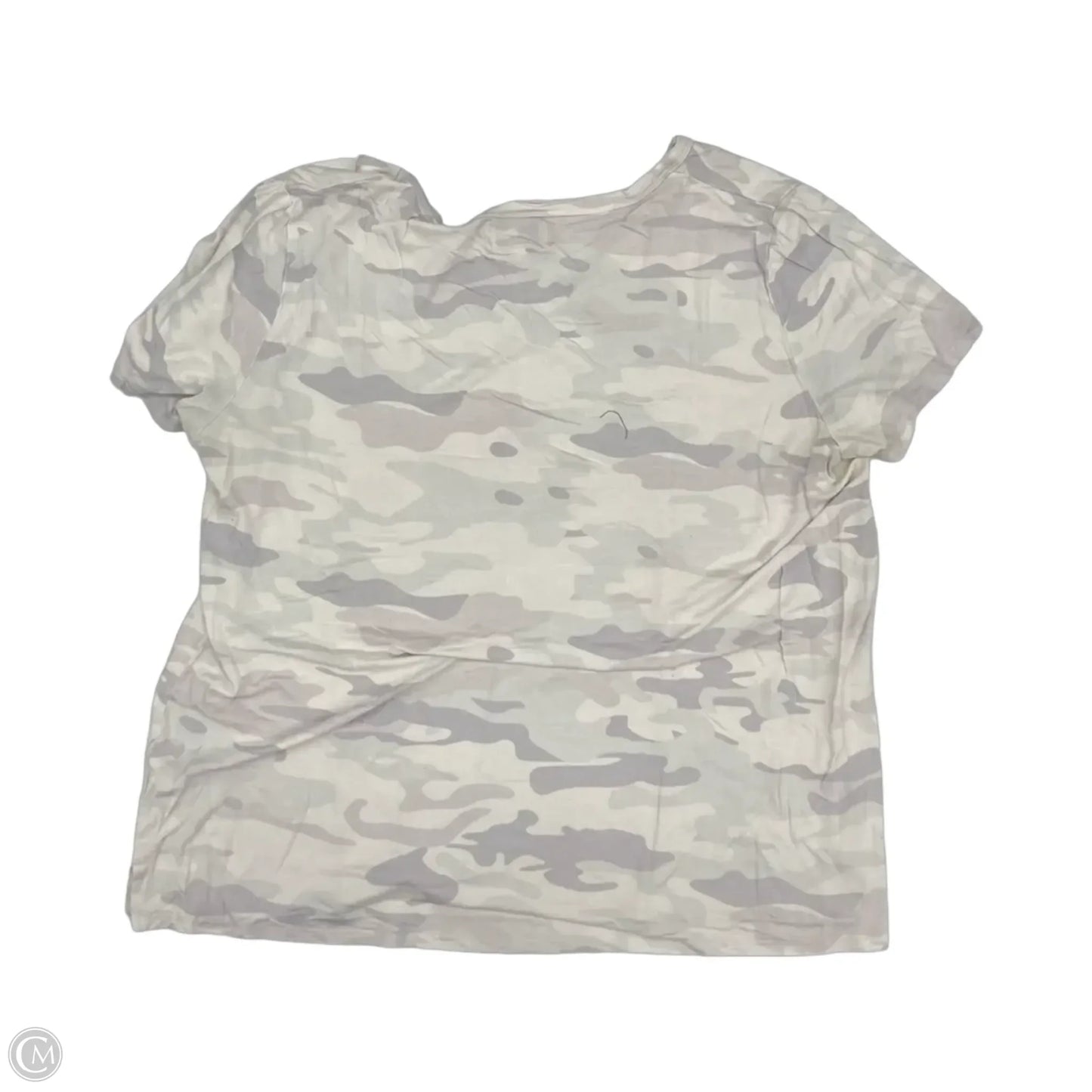 Top Short Sleeve By Mudpie In Camouflage Print, Size: L