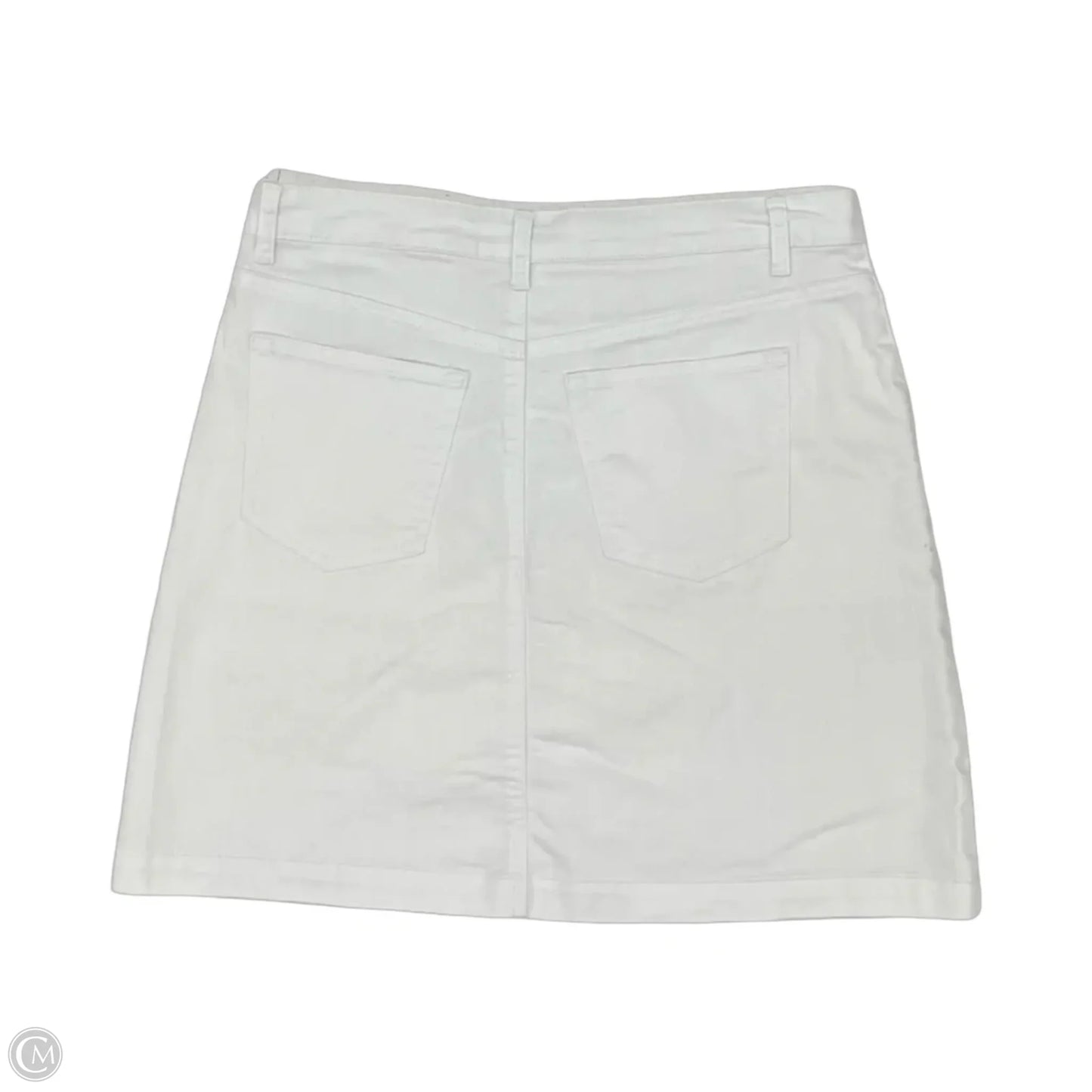 Skirt Mini & Short By Daily Thread In White Denim, Size: M