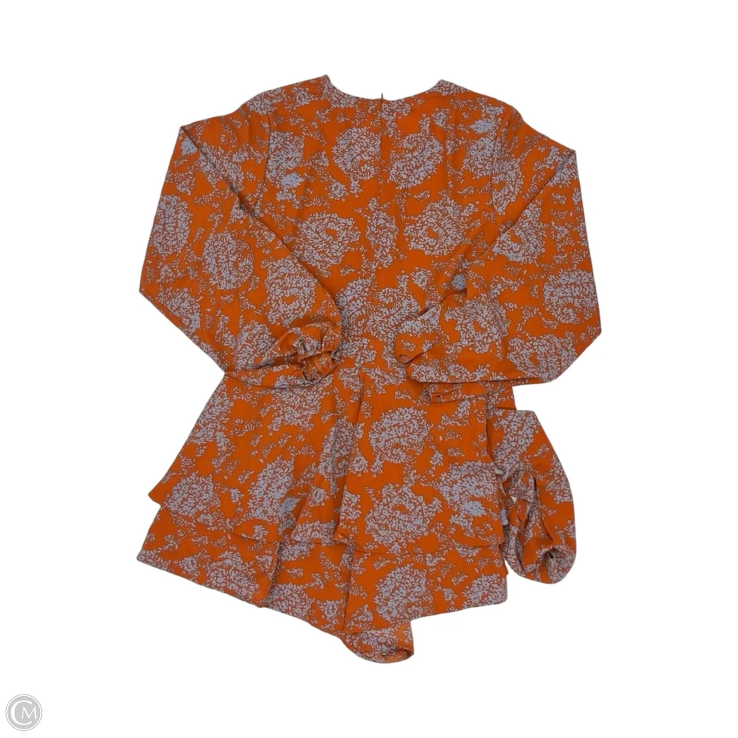 Romper By Cme In Blue & Orange, Size: S