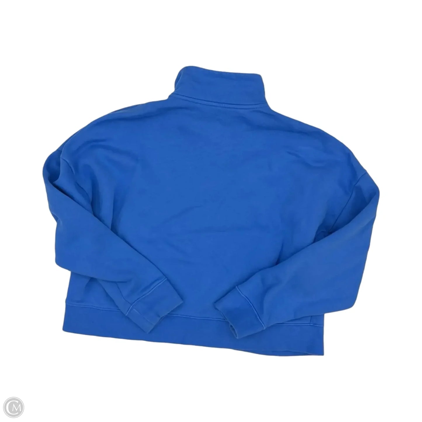 Athletic Sweatshirt Collar By Under Armour In Blue, Size: M