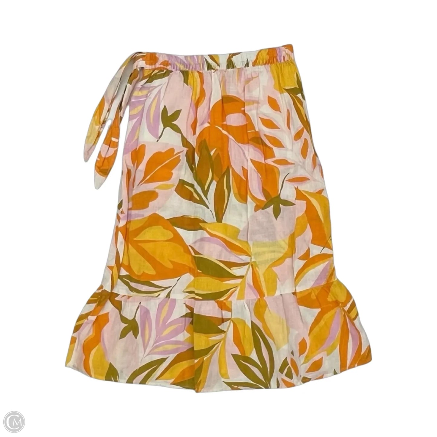 Skirt Midi By C And C In Floral Print, Size: S