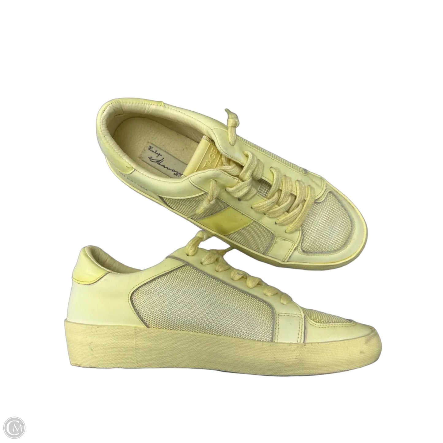 Shoes Sneakers By Vintage Havana In Yellow, Size: 10