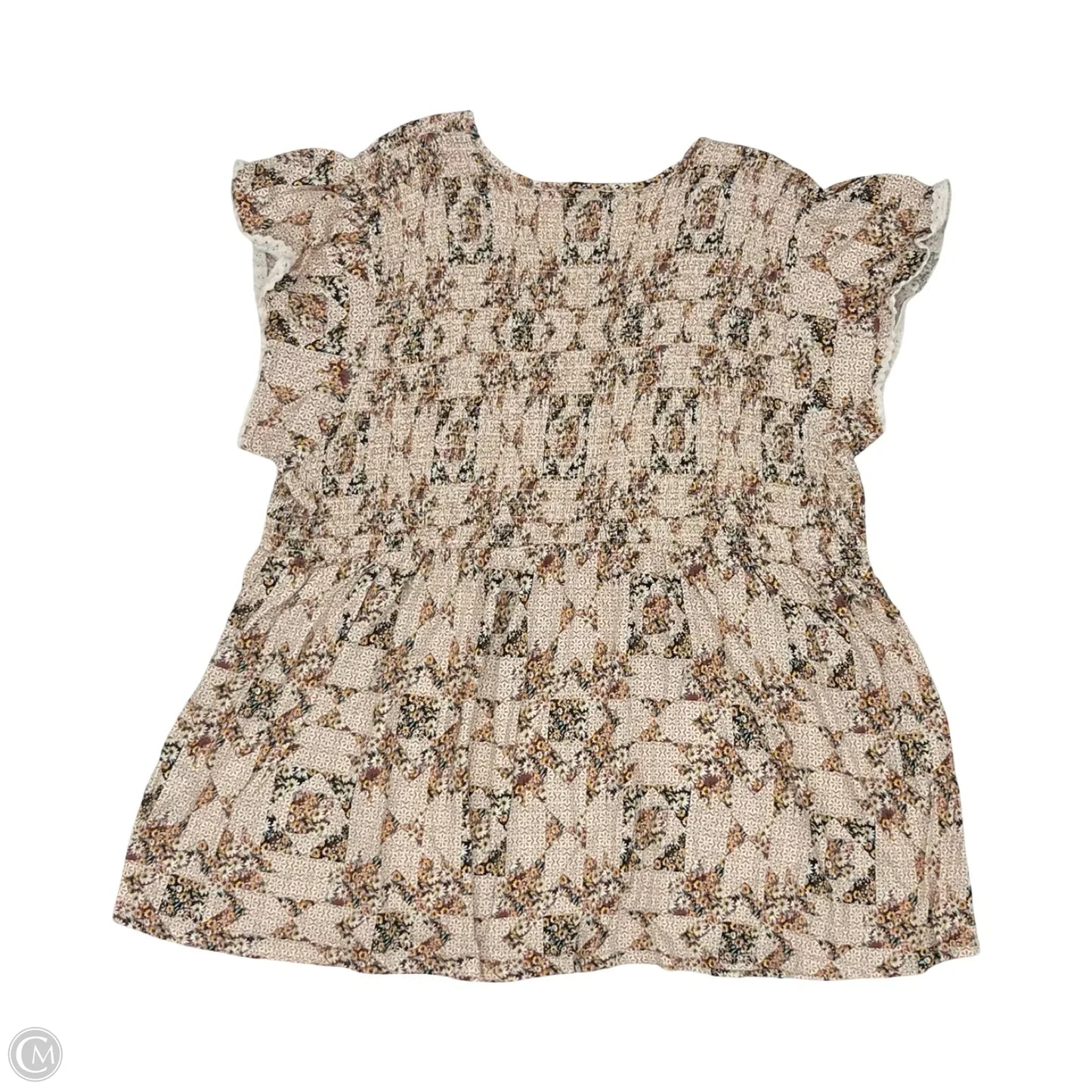 Blouse Short Sleeve By Torrid In Floral Print, Size: 4