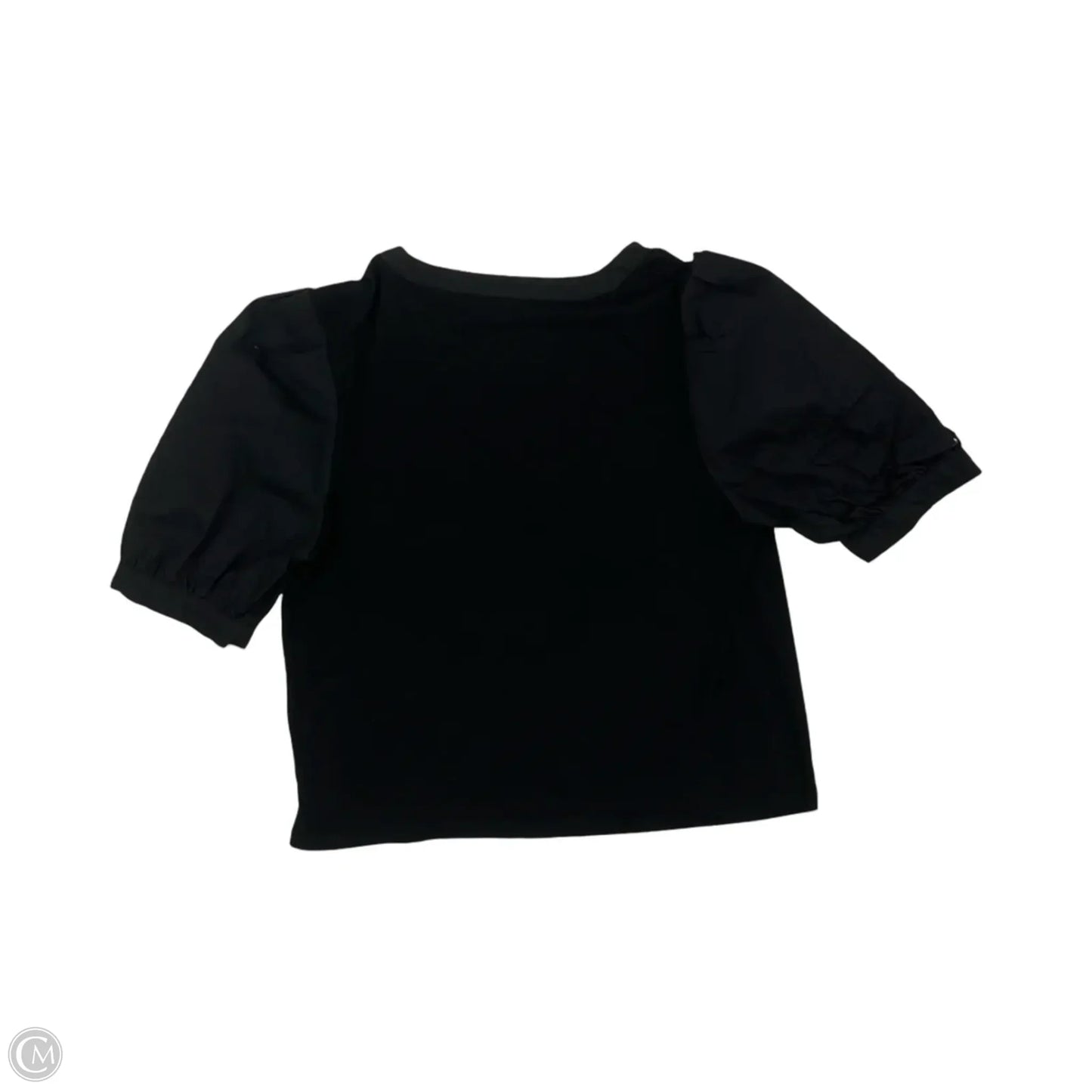 Top Short Sleeve By Evereve In Black, Size: L