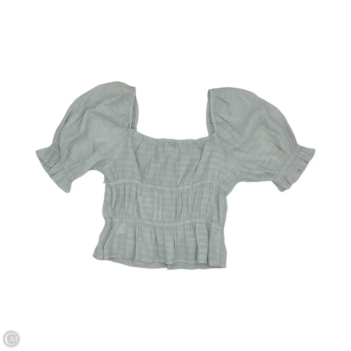 Blouse Short Sleeve By Hyfve In Green, Size: S