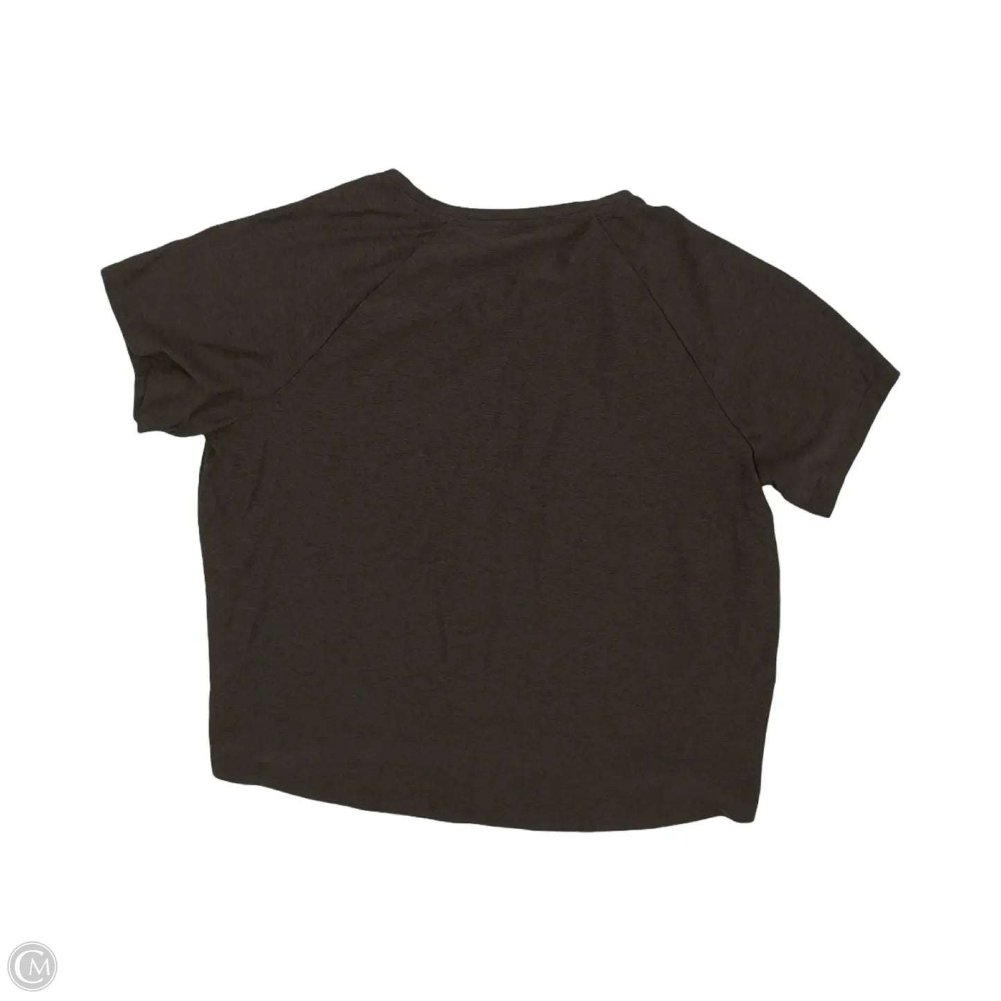 Top Short Sleeve By Jockey In Brown, Size: S