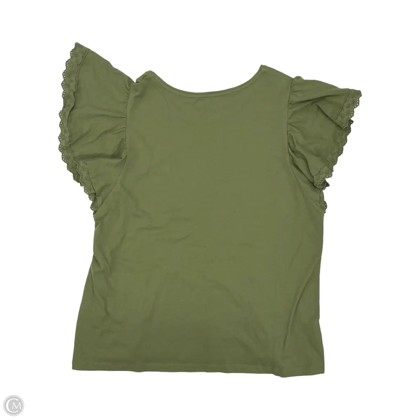 Top Short Sleeve By Time And Tru In Green, Size: Xxl