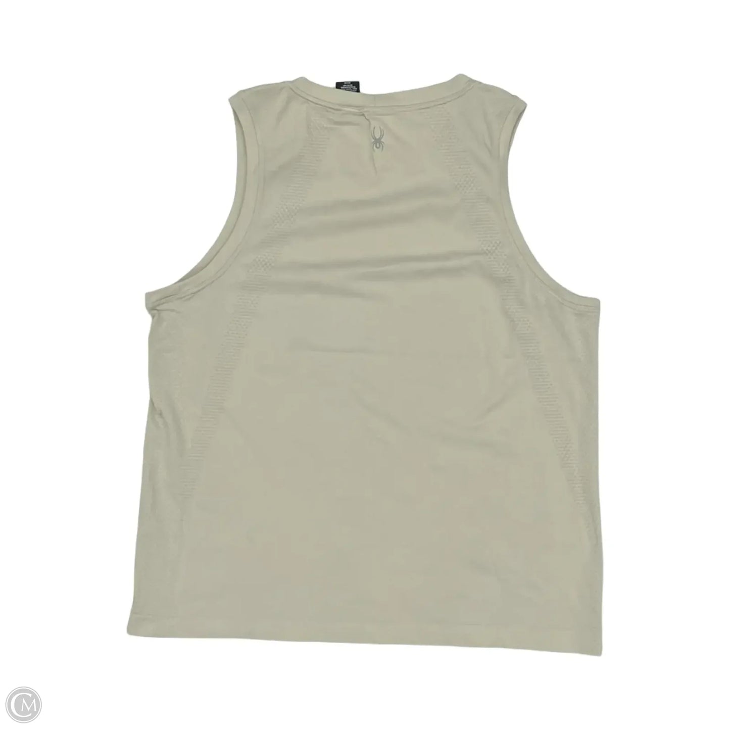 Athletic Tank Top By Spyder In Cream, Size: L