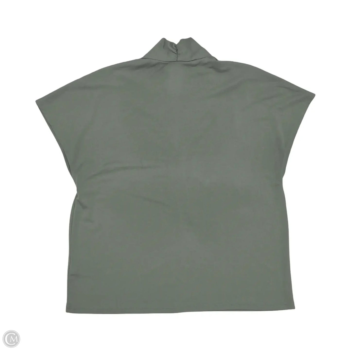 Blouse Short Sleeve By H&m In Green, Size: M