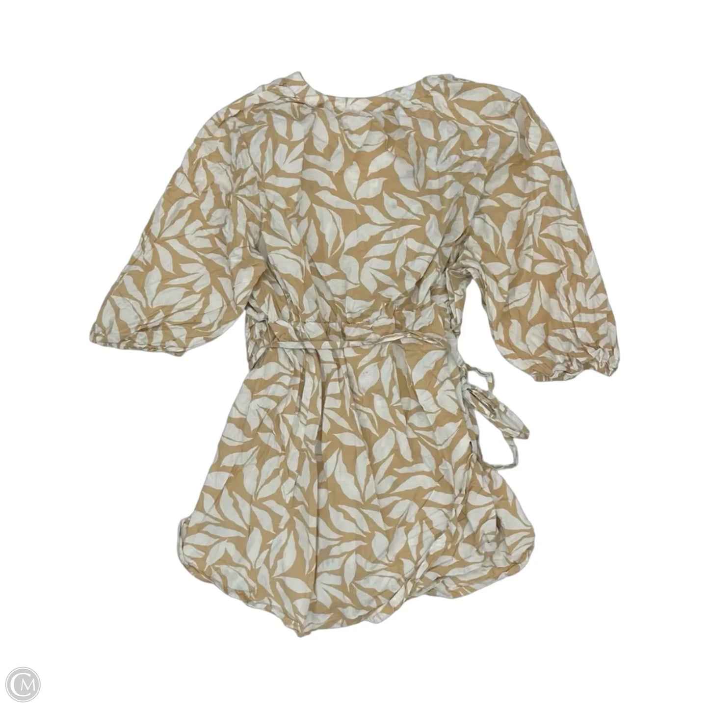 Dress Casual Short By Torrid In Cream & Tan, Size: 4x