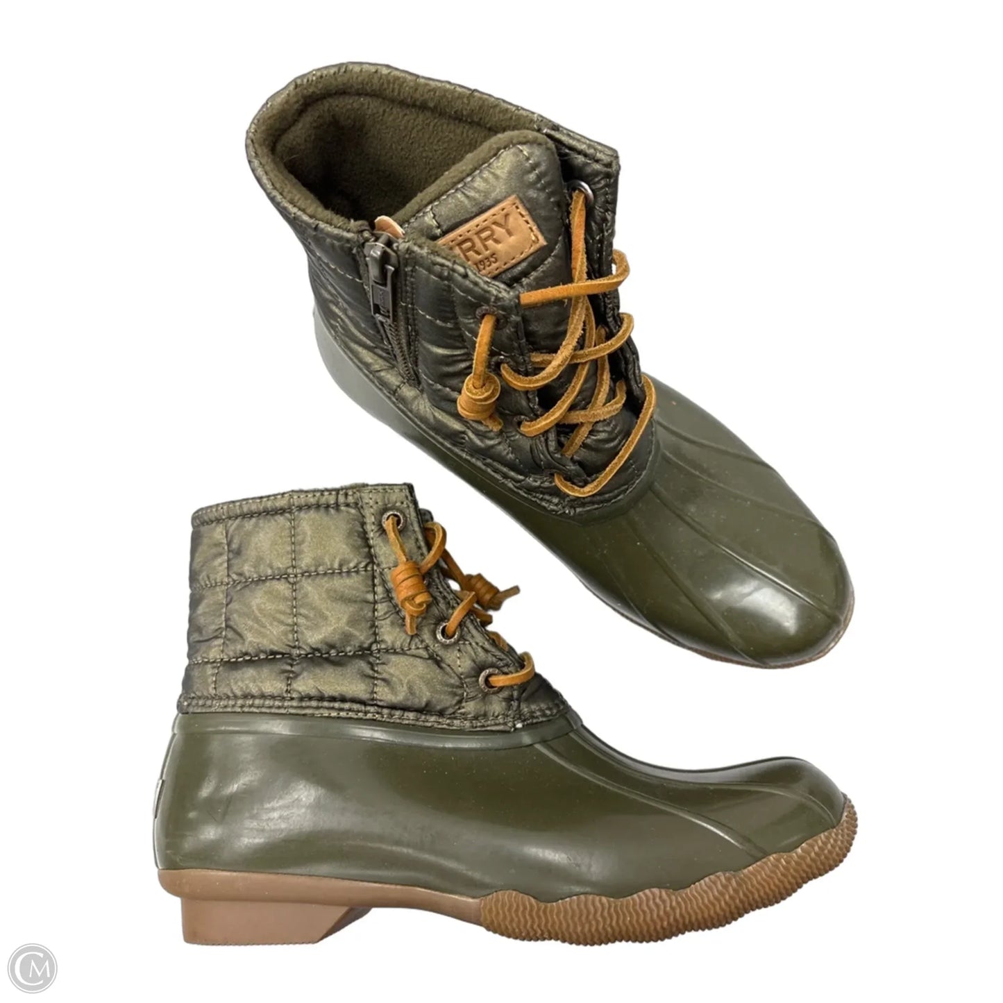Boots Rain By Sperry In Green, Size: 7