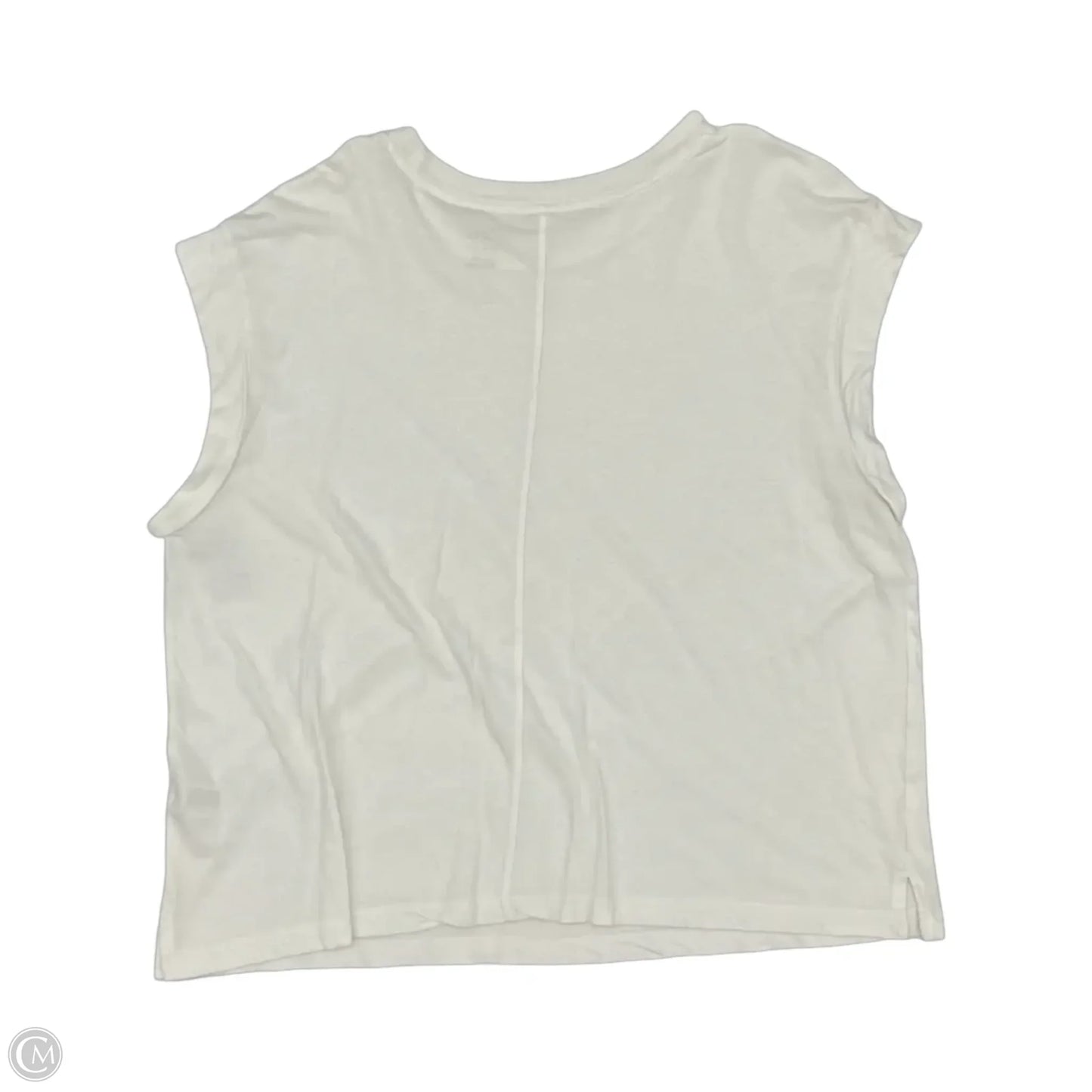 Top Short Sleeve By A New Day In Cream, Size: Xxl