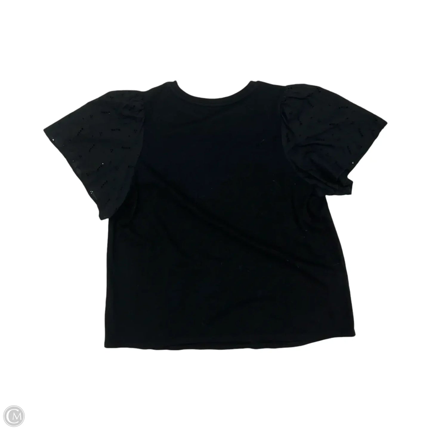 Top Short Sleeve By A New Day In Black, Size: Xxl