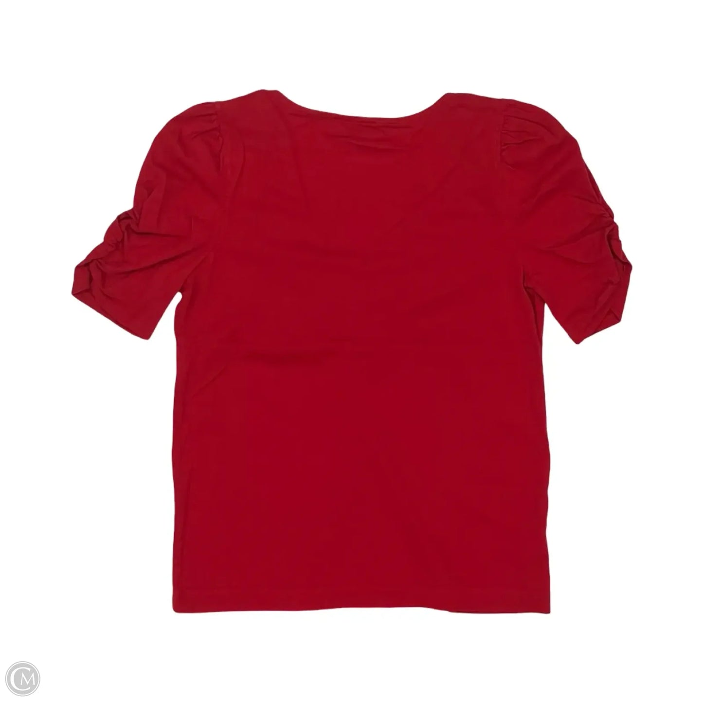 Top Short Sleeve By Loft In Red, Size: S