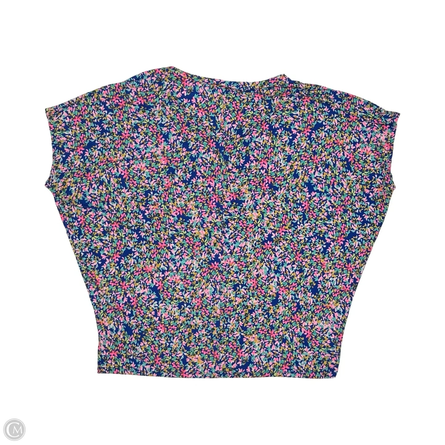 Blouse Short Sleeve By Clothes Mentor In Floral Print, Size: 2x