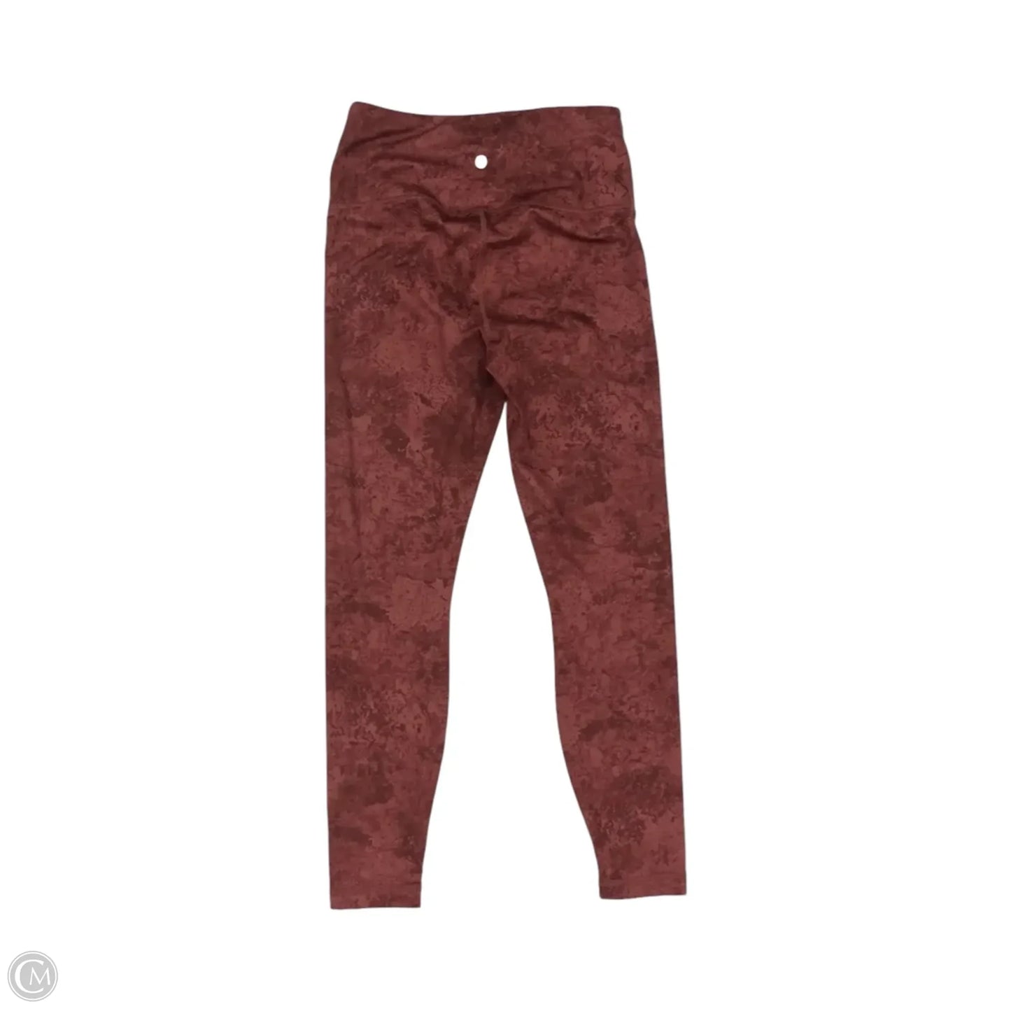 Athletic Leggings By Yogalicious In Red, Size: S