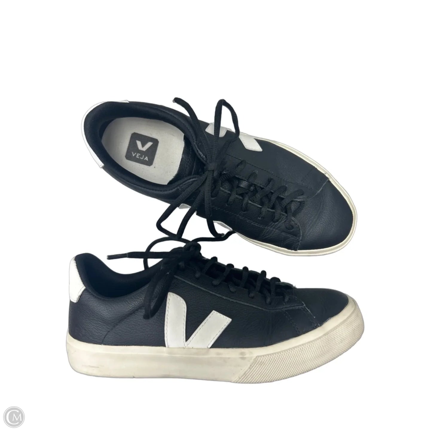 Shoes Sneakers By Veja In Black & White, Size: 8