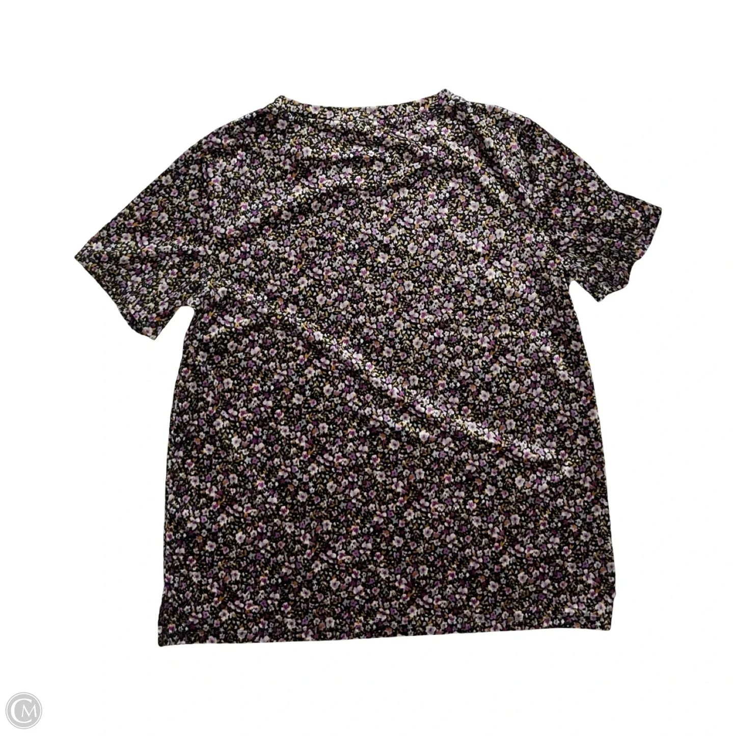 Top Short Sleeve By Old Navy In Floral Print, Size: M