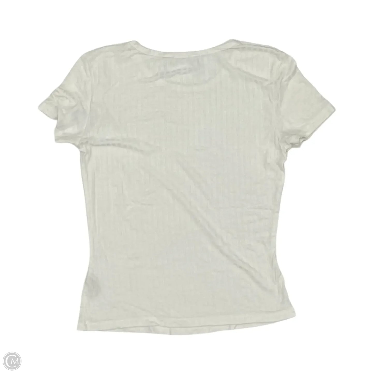 Top Short Sleeve By Free People In Cream, Size: S