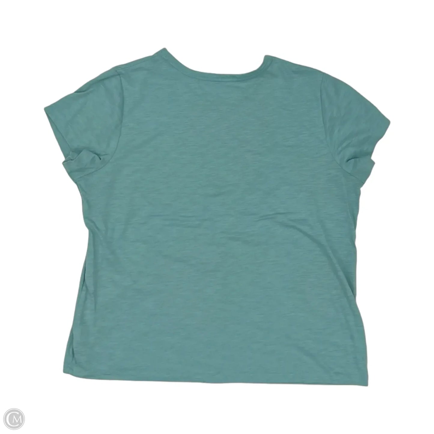 Top Short Sleeve By Time And Tru In Green, Size: Xl