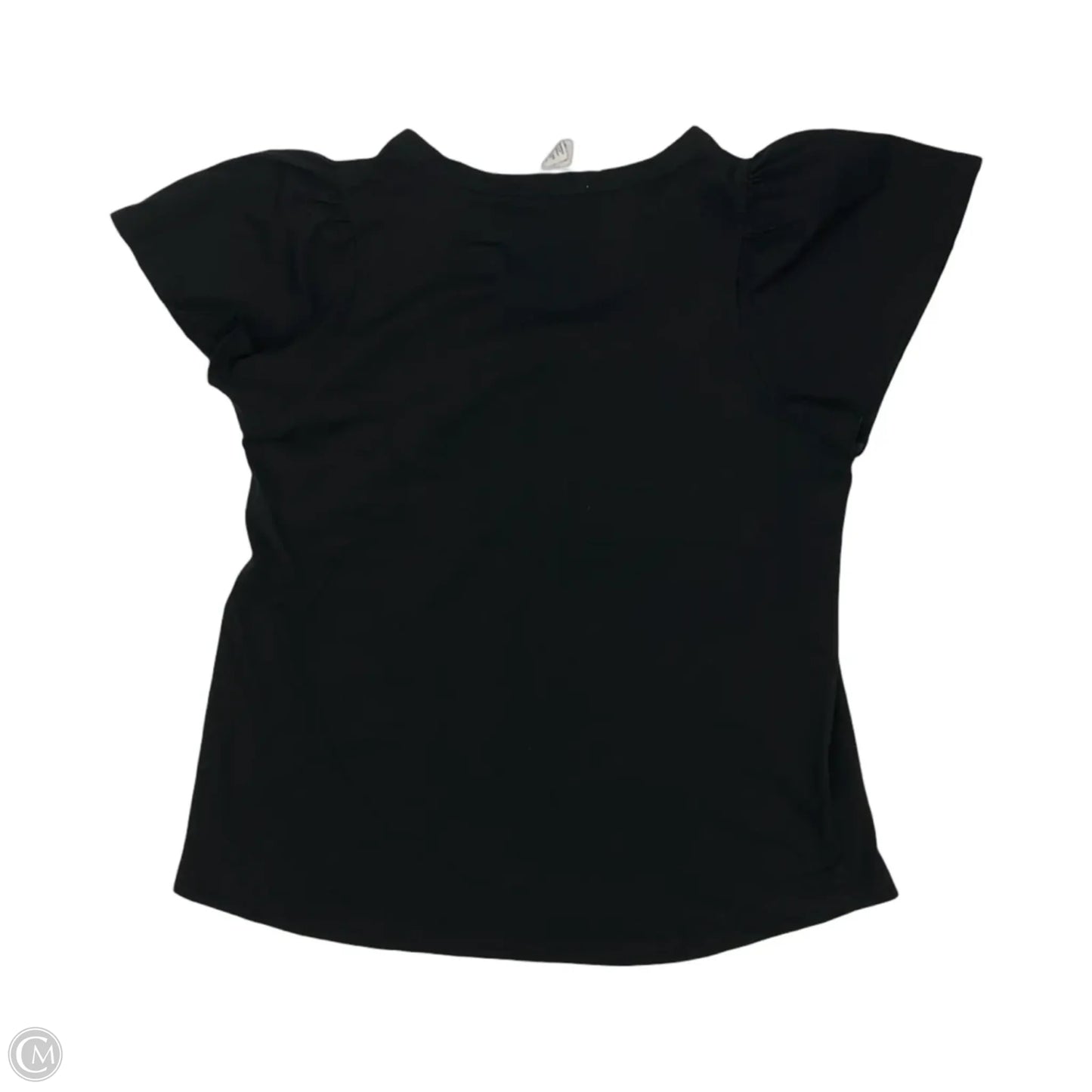 Top Short Sleeve By Workshop In Black, Size: L