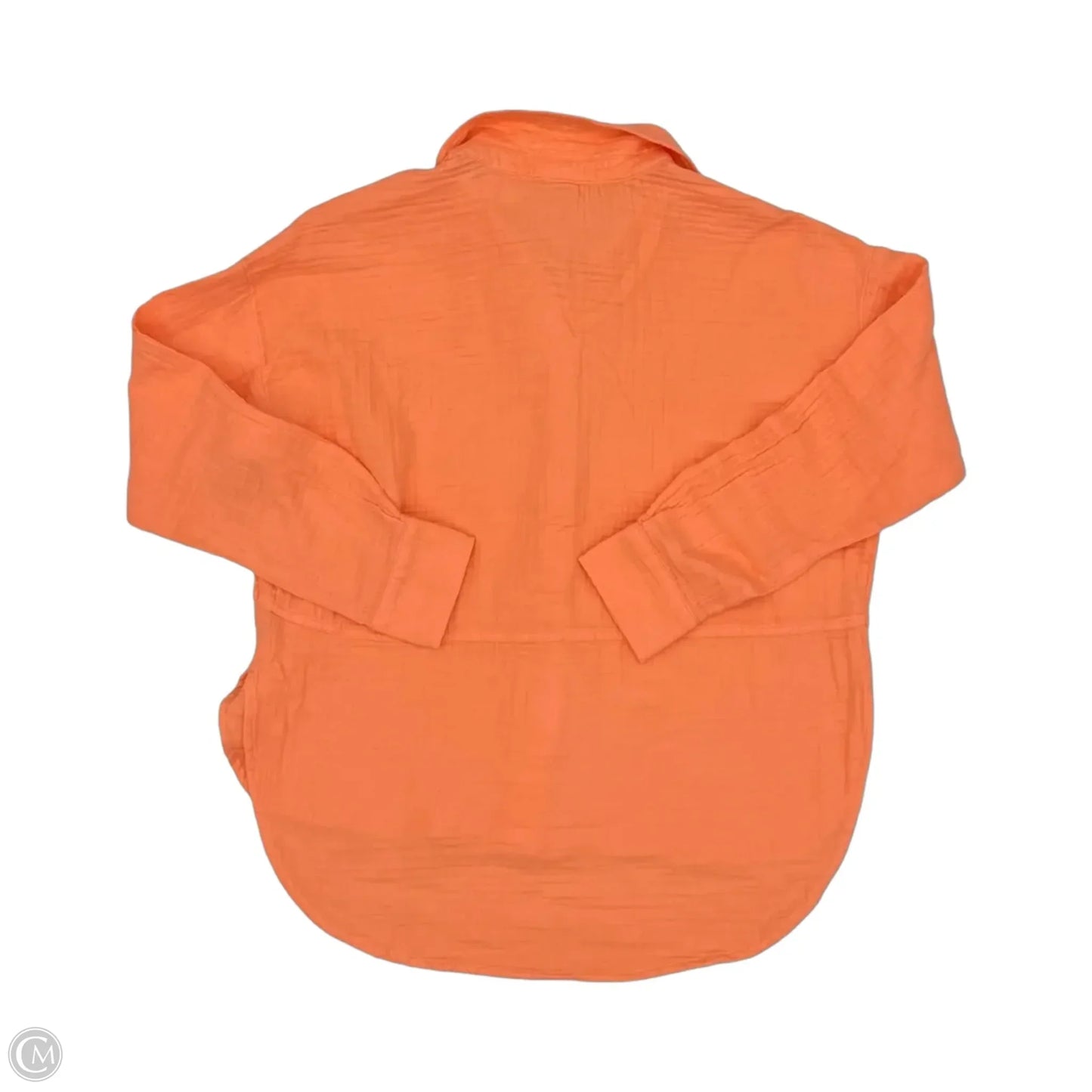 Top Long Sleeve By Lou And Grey In Orange, Size: S
