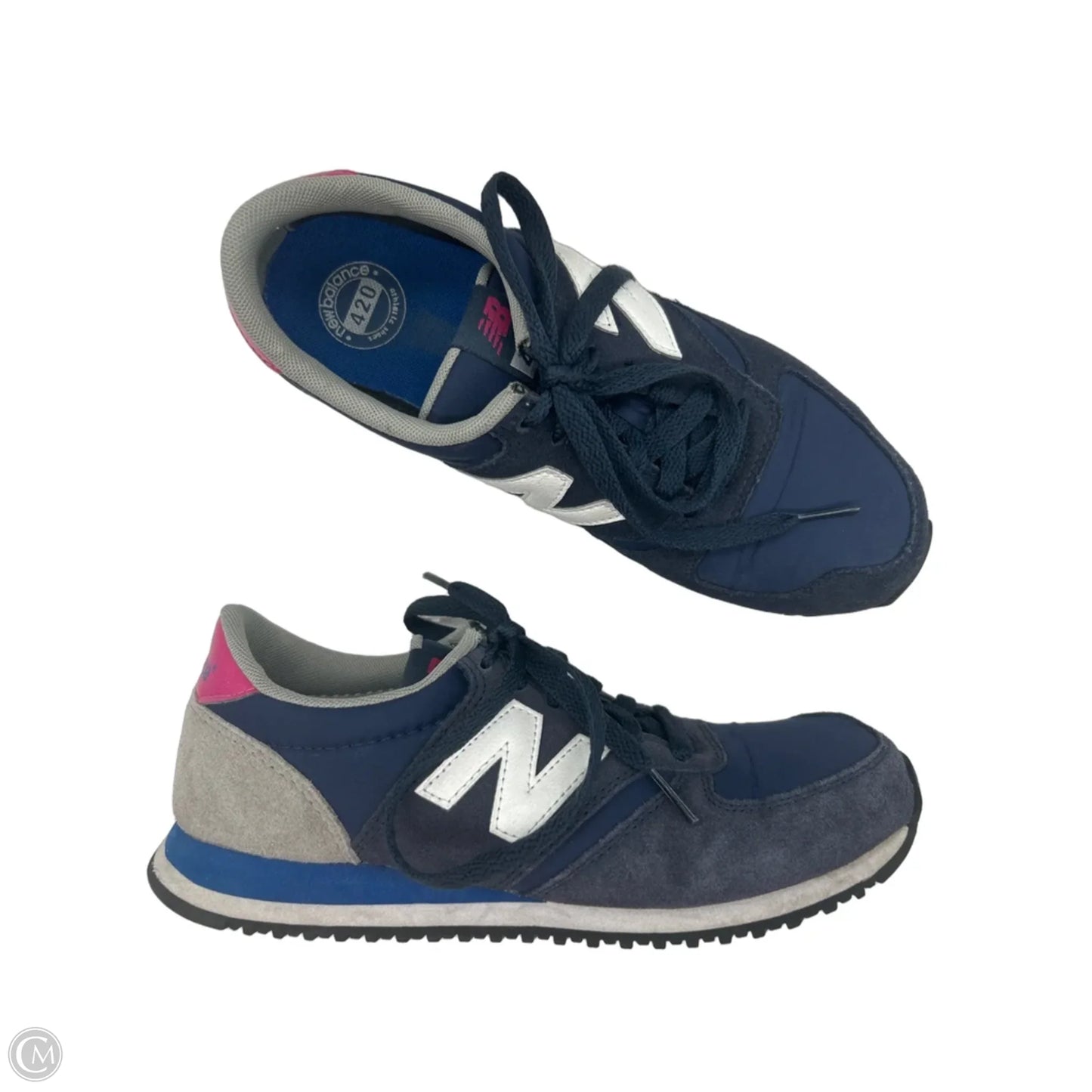 Shoes Sneakers By New Balance In Blue & Grey, Size: 9