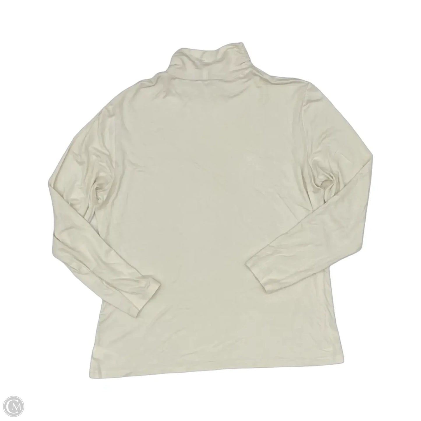 Top Long Sleeve By Limited In Cream, Size: Xl