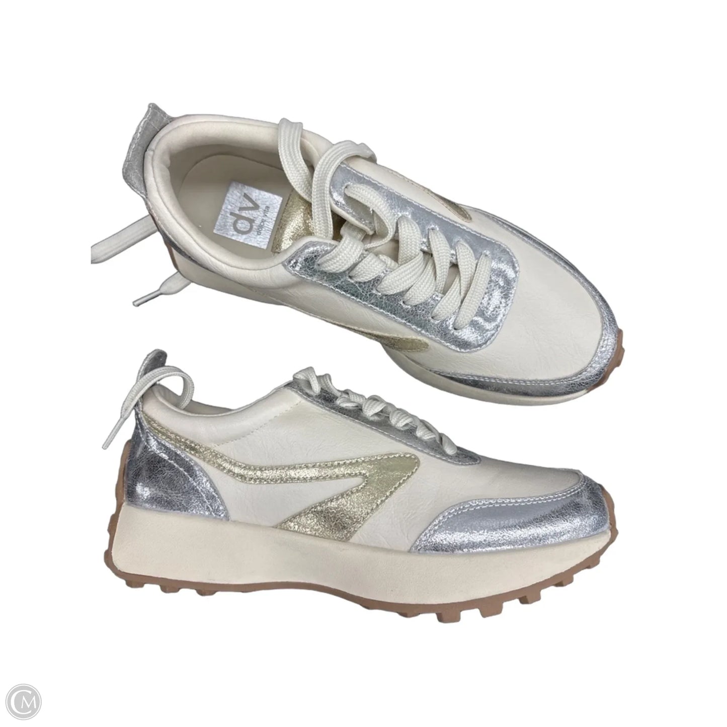 Shoes Sneakers By Dolce Vita In Grey & Tan, Size: 7