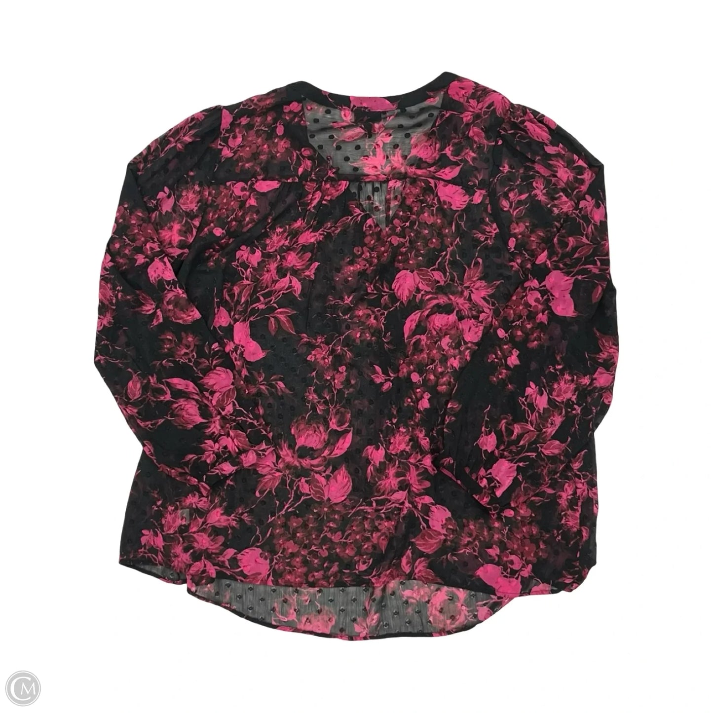 Blouse 3/4 Sleeve By Torrid In Black, Size: 3x