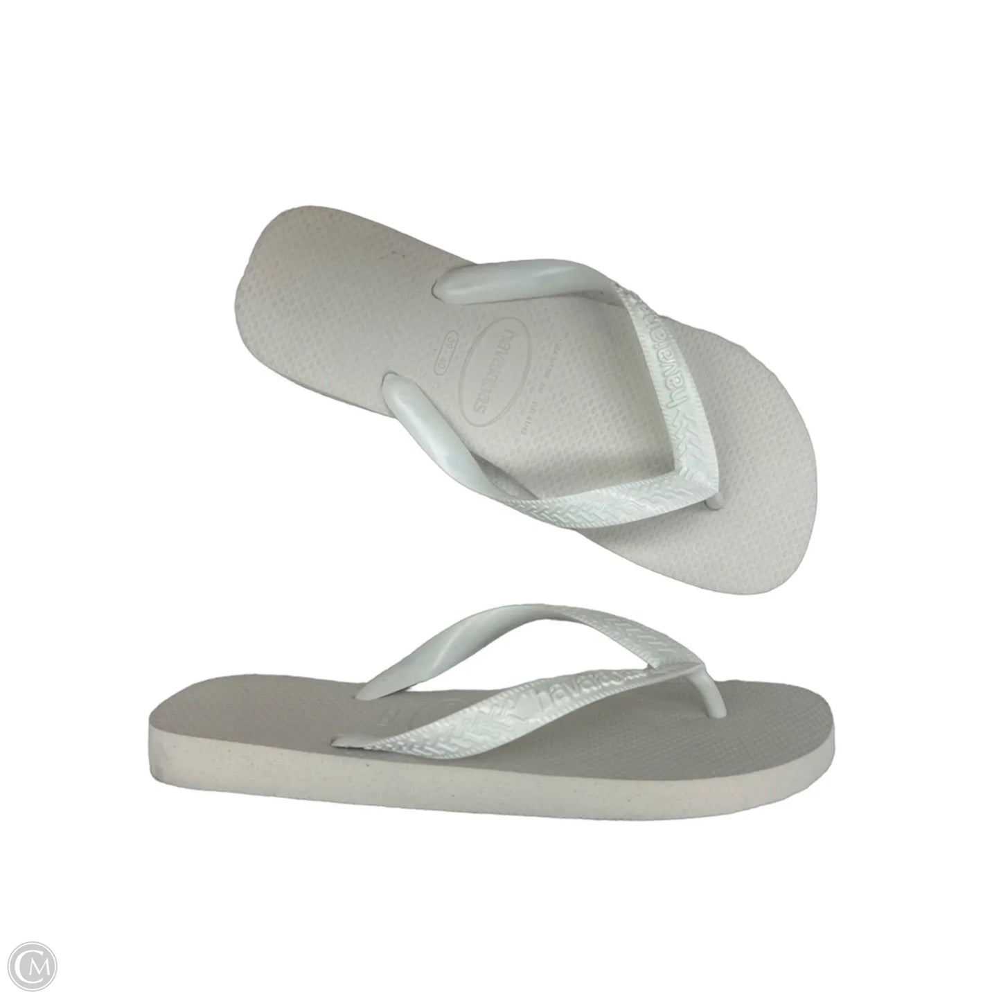 Sandals Flip Flops By Havaianas In Cream, Size: 8.5