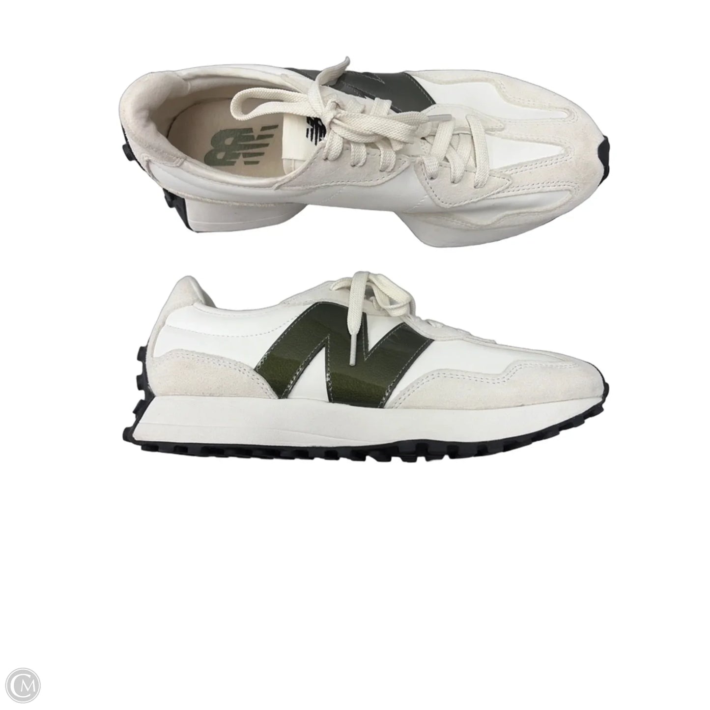 Shoes Sneakers By New Balance In Cream & Green, Size: 11