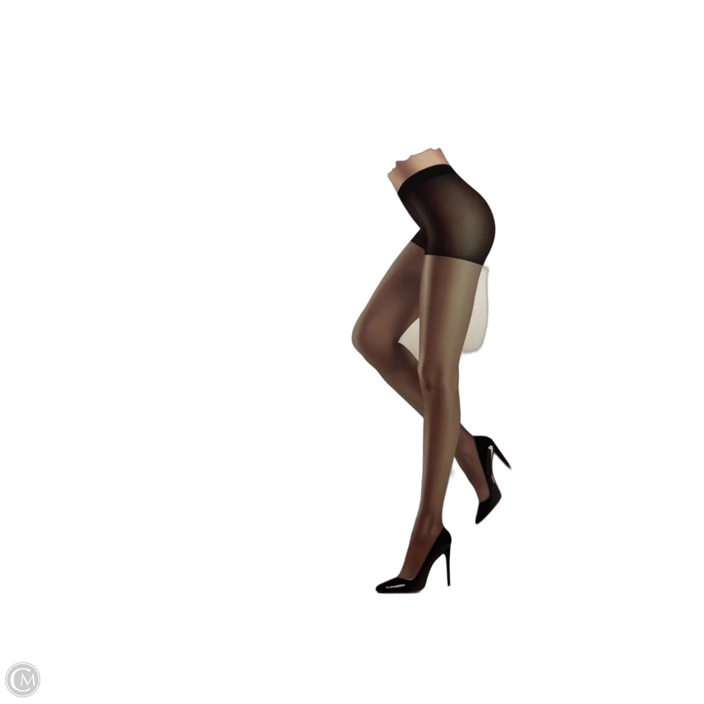 Tights By Clothes Mentor In Tan, Size: L