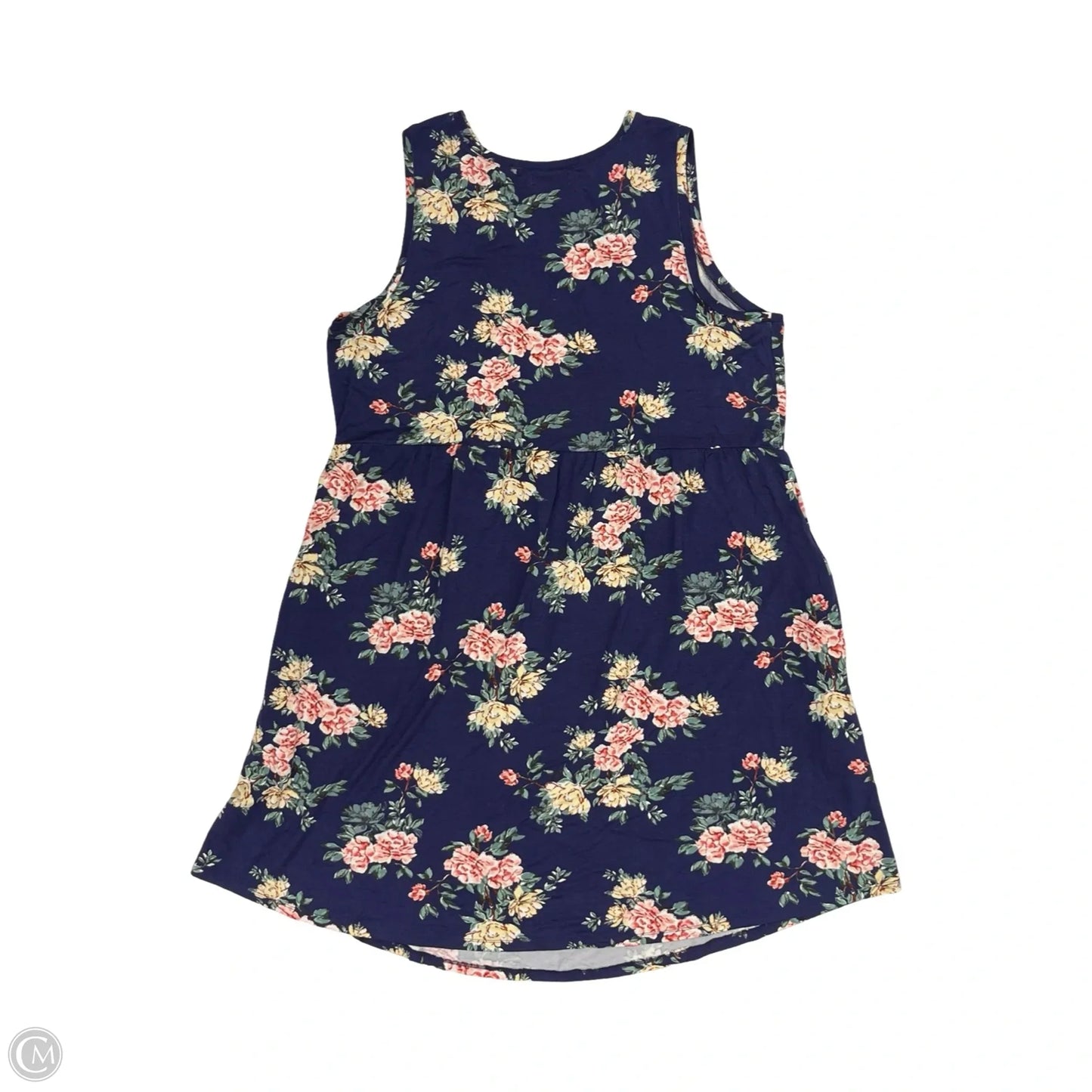 Dress Casual Midi By Maurices In Floral Print, Size: 1x