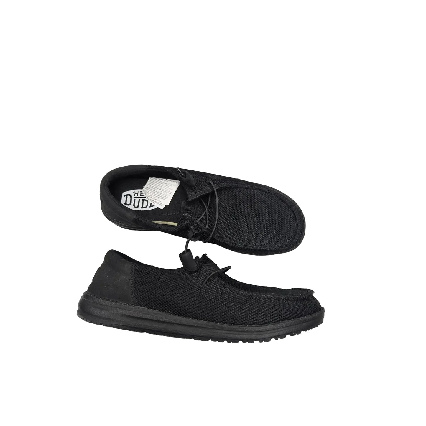 Shoes Flats By Hey Dude In Black, Size: 10