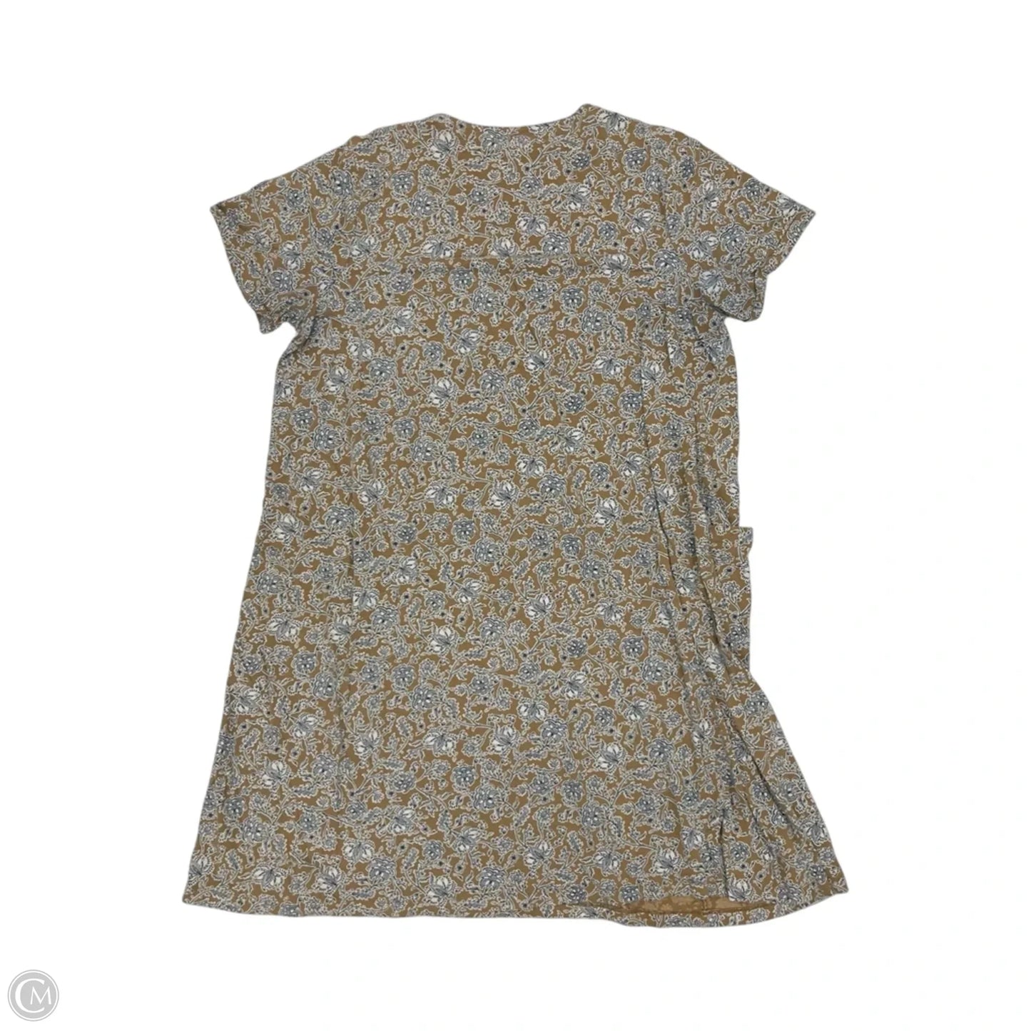 Dress Casual Short By J. Jill In Blue & Tan, Size: Xl