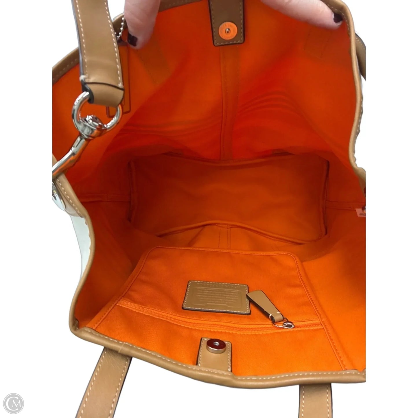 Handbag Designer By Coach, Size: Large