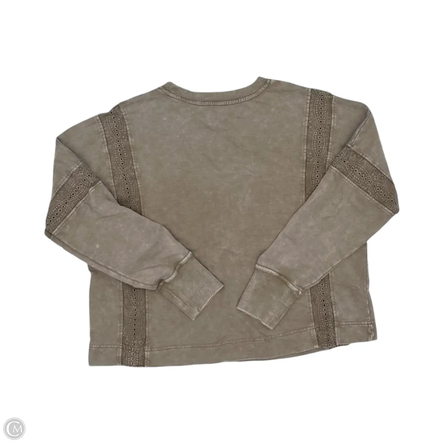 Top Long Sleeve By Jane And Delancey In Brown, Size: L