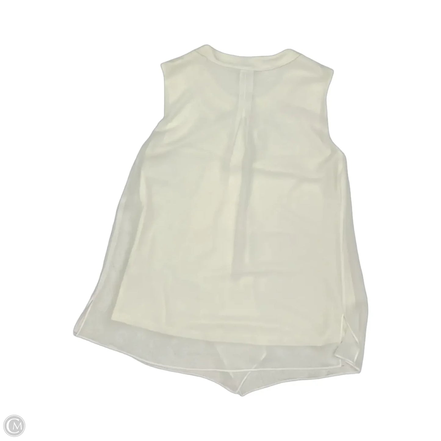 Blouse Sleeveless By Clothes Mentor In White, Size: Xs