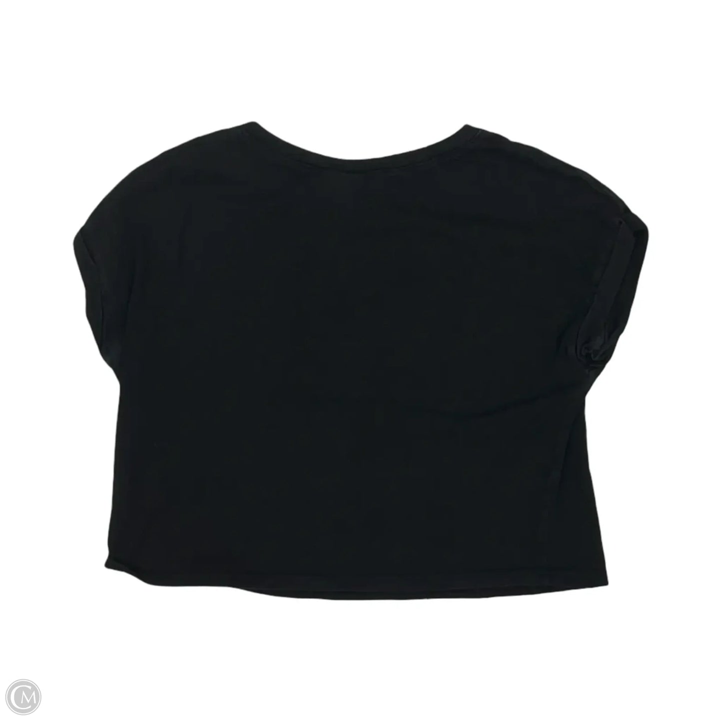 Top Short Sleeve Basic By Divided In Black, Size: S