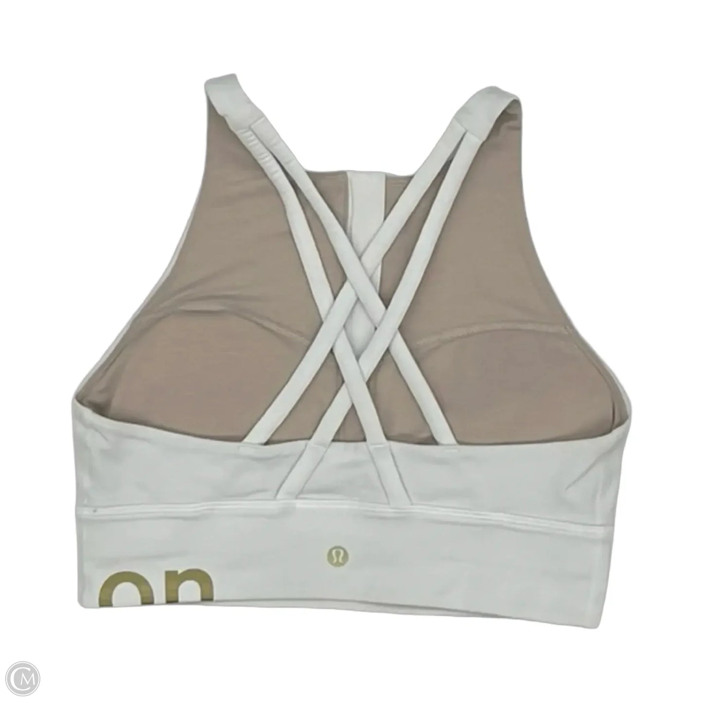 Athletic Bra By Lululemon In White, Size: S