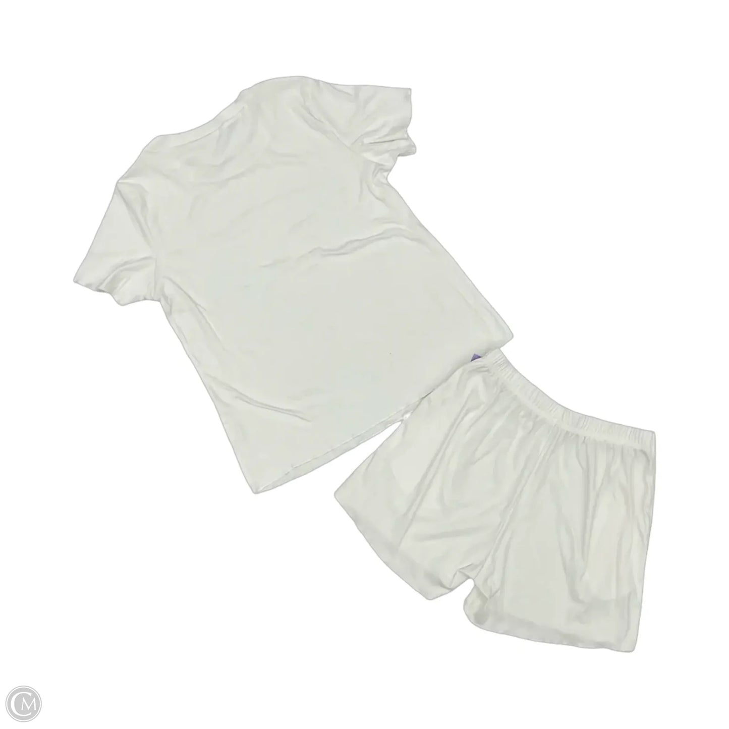 Lounge Set Shorts By Ekouaer In White, Size: M