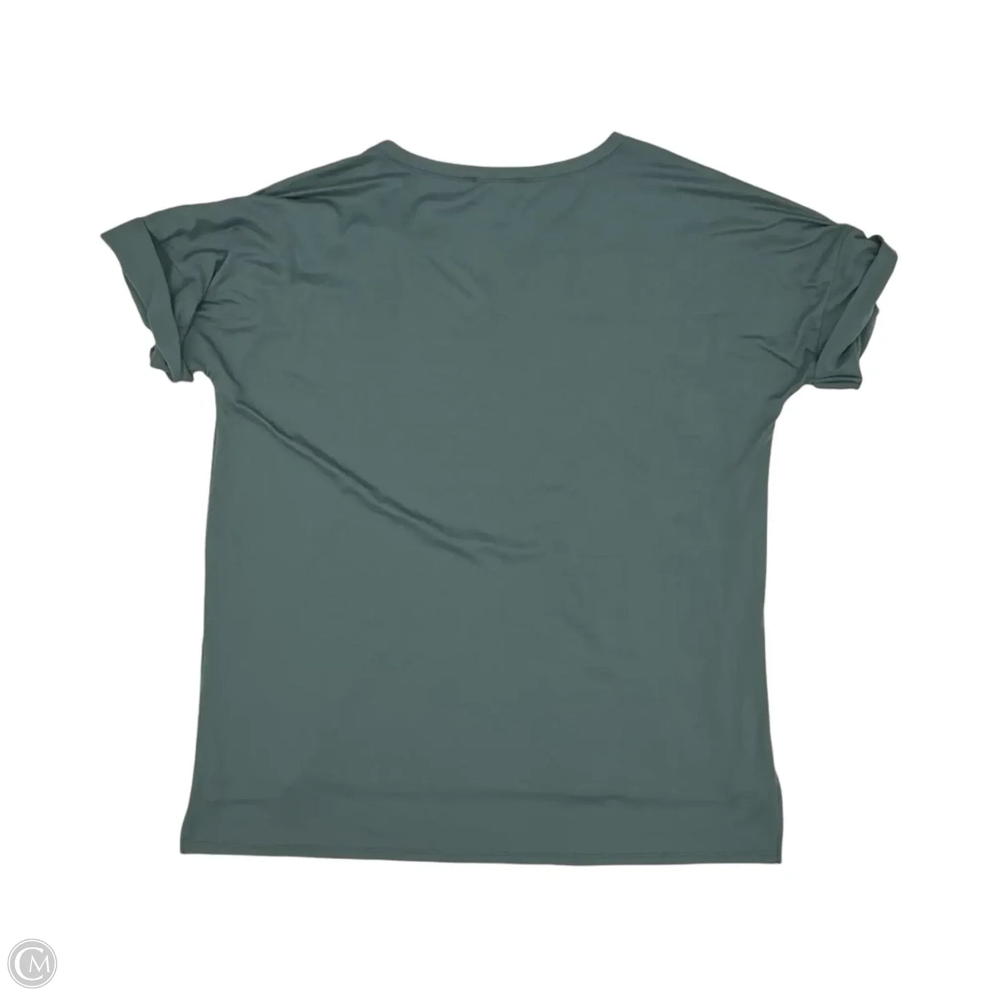 Tunic Short Sleeve By Zenana In Green, Size: L