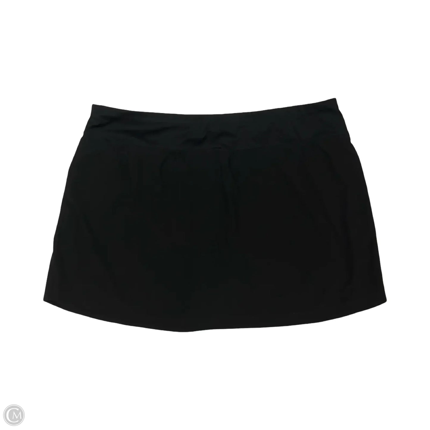 Athletic Skort By Mta Sport In Black, Size: 3x