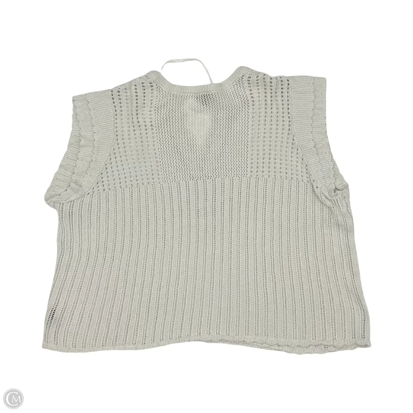 Sweater Short Sleeve By Torrid In White, Size: 3x