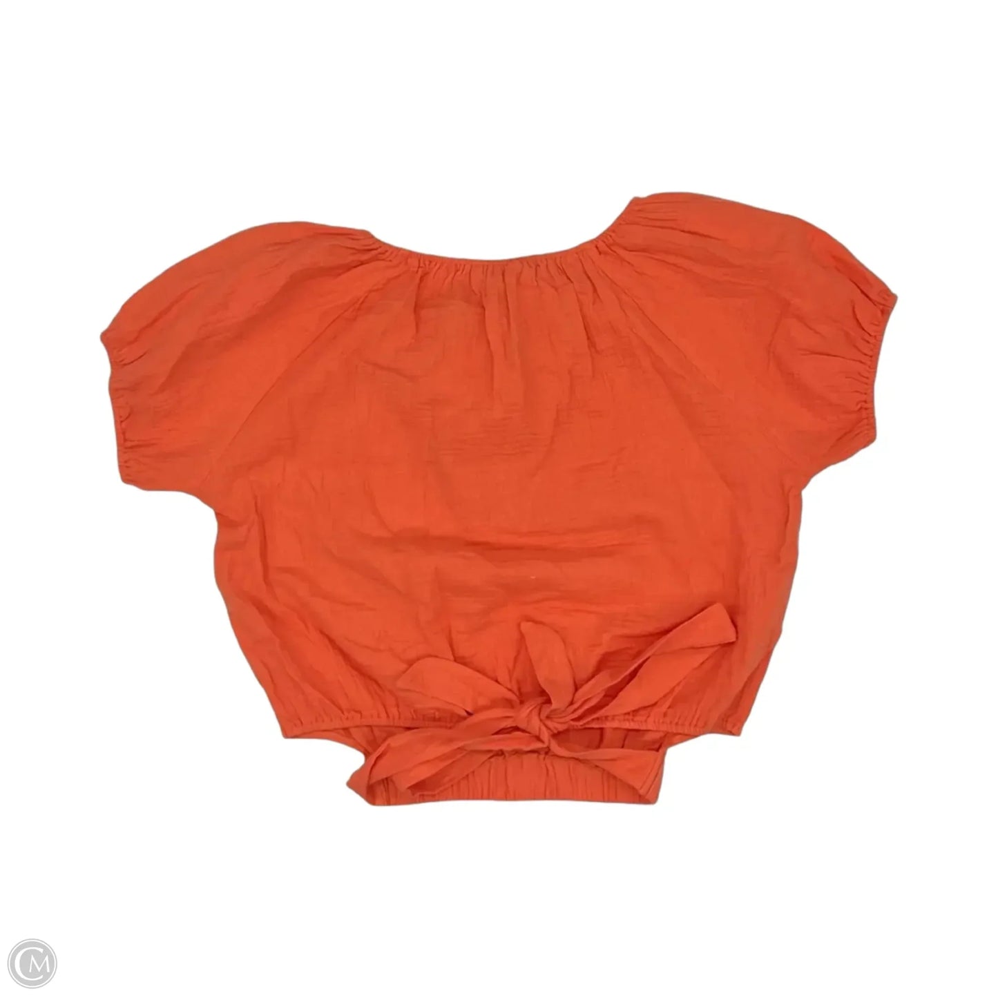 Top Short Sleeve By Clothes Mentor In Orange, Size: 1x