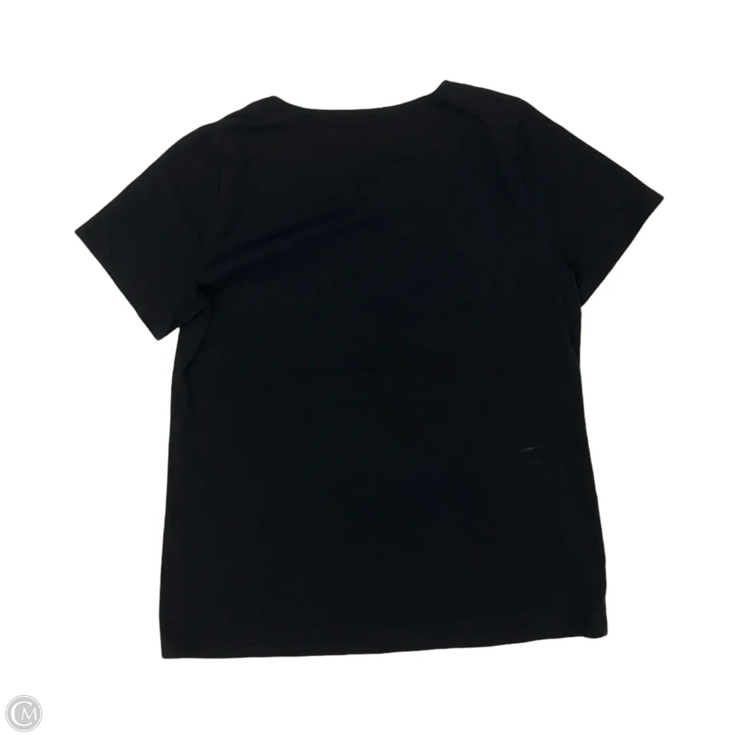 Top Short Sleeve Basic By Ann Taylor In Black, Size: L