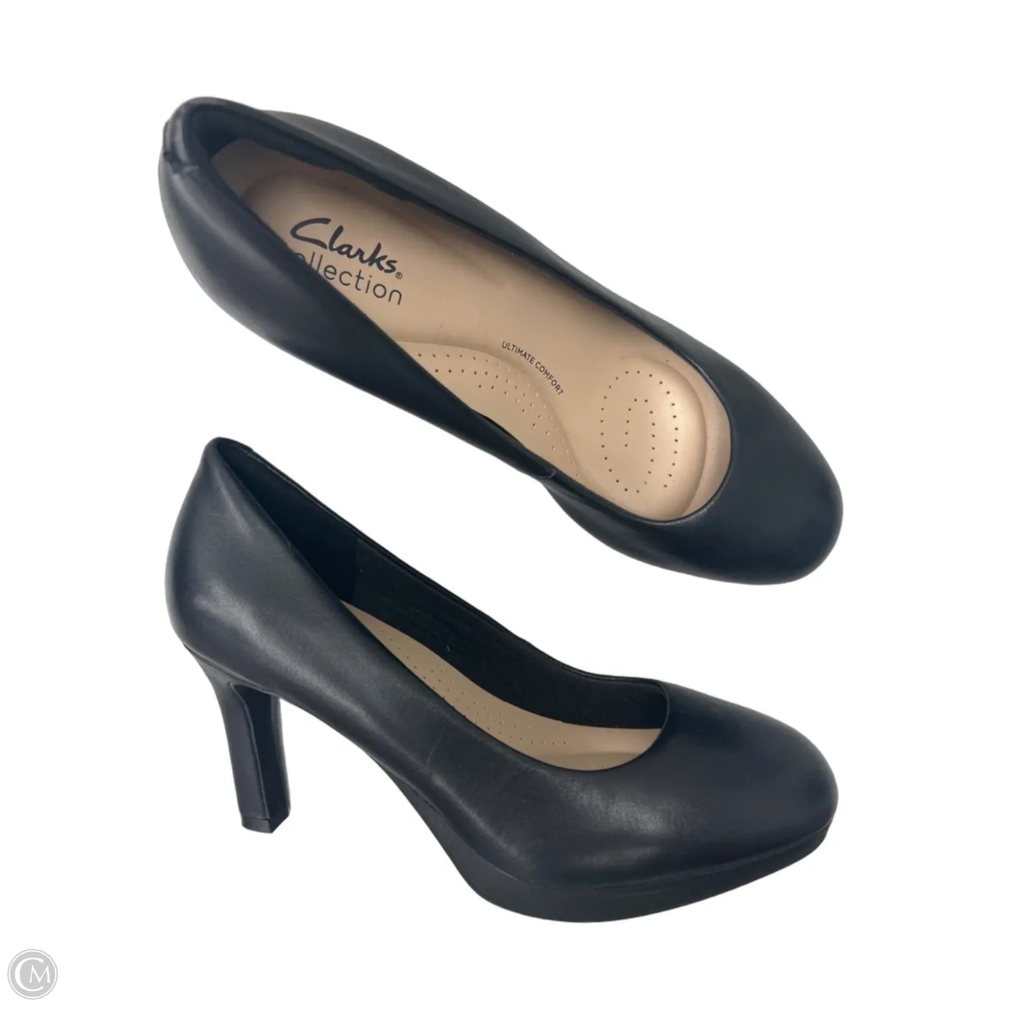 Shoes Heels Stiletto By Clarks In Black, Size: 9