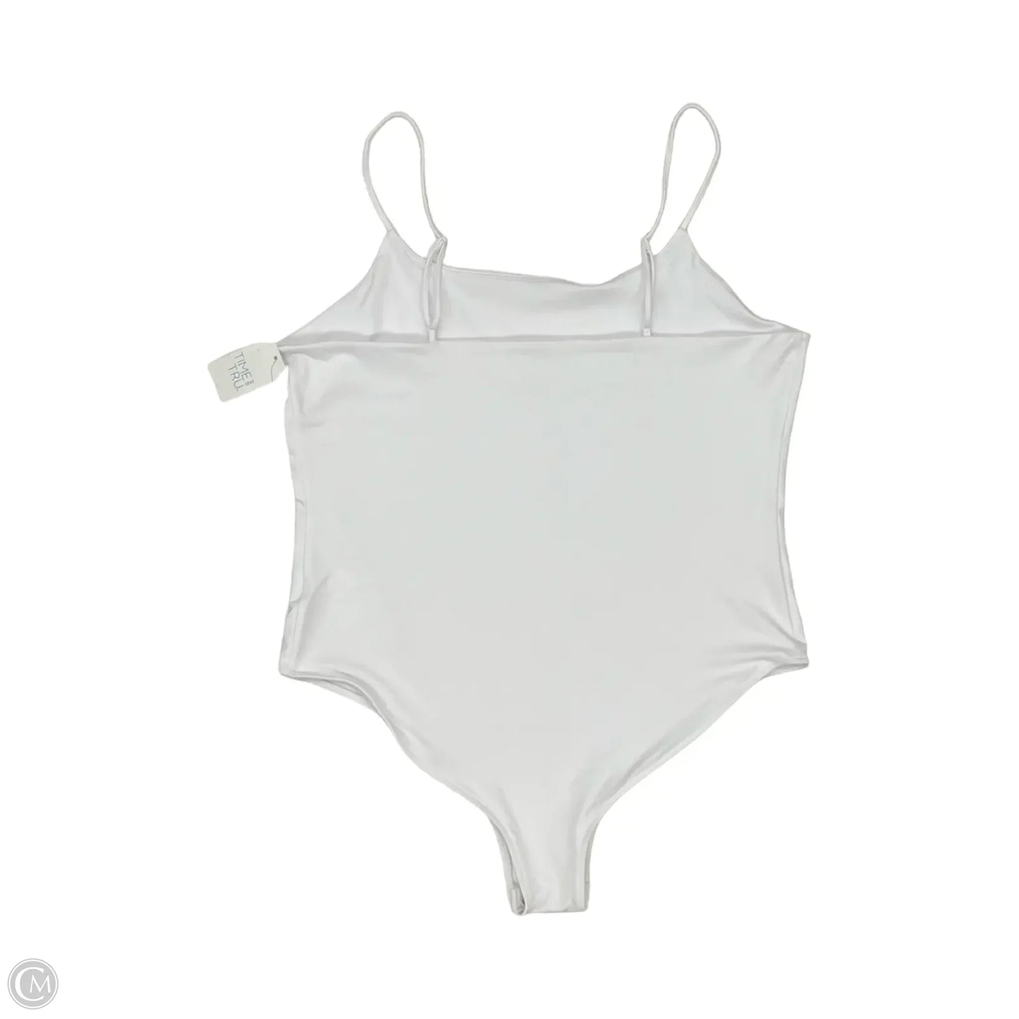 Bodysuit By Time And Tru In White, Size: 3x